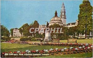 Carte Postale Ancienne The City From Gorsedd Gardens Cardiff
