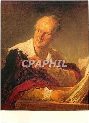 Bild des Verkäufers für Carte Postale Moderne Paris Musee du Louvre Jean Honore Fragonard Portrait de Diderot zum Verkauf von CPAPHIL