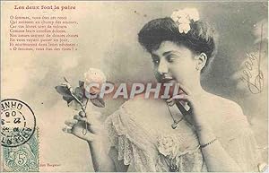 Image du vendeur pour Carte Postale Ancienne Les Deux Font la Paire mis en vente par CPAPHIL