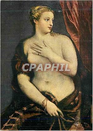 Bild des Verkufers fr Carte Postale Moderne Tiziano Vecellio Venus at the mirror zum Verkauf von CPAPHIL