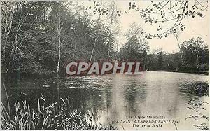 Carte Postale Ancienne Les Alpes Mancelles Saint Ceneri le Gerei (Orne) vue sur la Sarthe