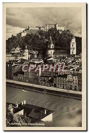 Carte Postale Ancienne Autriche Salzburg vom Kapuzinerberg