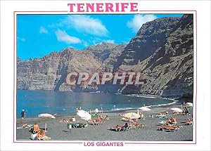 Bild des Verkufers fr Carte Postale Moderne Tenerife (Islas Canarias) Acantilado Los Gigantes Plage et Escarpe zum Verkauf von CPAPHIL