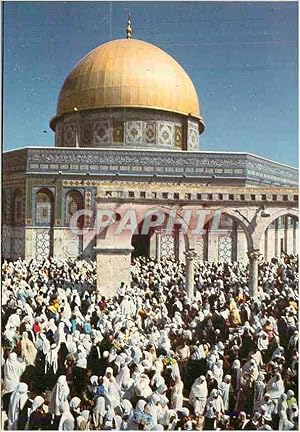 Bild des Verkufers fr Carte Postale Moderne Jerusalem The Dome of the Rock in Ramadan zum Verkauf von CPAPHIL