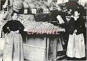 Bild des Verkufers fr Carte Postale Moderne Paris 1900 Marchande de Champignons aux Halles zum Verkauf von CPAPHIL