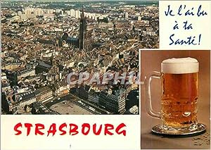 Seller image for Carte Postale Ancienne Strasbourg je l'ai bu a ta Sante Biere for sale by CPAPHIL