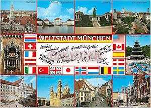Bild des Verkufers fr Carte Postale Moderne Munchen Deutschland ist Schon Wir Zeigen es zum Verkauf von CPAPHIL