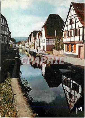 Seller image for Carte Postale Moderne L'Alsace Wissembourg (Bas Rhin) Vieilles Maisons sur les Bords de la Lauter Quartier de Bruch for sale by CPAPHIL