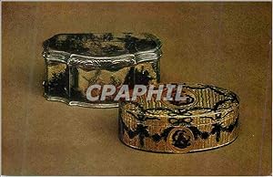 Imagen del vendedor de Carte Postale Moderne Aurora Art Publishers Leningrad Russian Snuff Boxes Second Half of the 18th Century Moscow Silver Chiselled a la venta por CPAPHIL