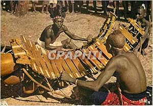 Carte Postale Moderne L'Afrique en Couleurs Joueurs de Balafon