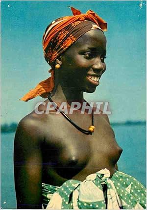 Bild des Verkufers fr Carte Postale Moderne Afrique en Couleurs Gracieux Sourire zum Verkauf von CPAPHIL