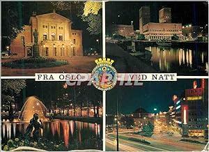 Image du vendeur pour Carte Postale Moderne Norway Oslo by night mis en vente par CPAPHIL