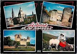 Carte Postale Moderne Le dorat (haute vienne) 3 la collegiale(ii s) la porte bergere château d az...