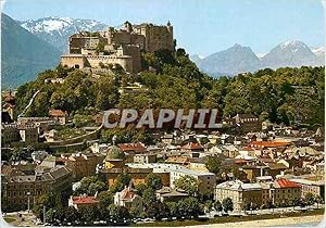 Carte Postale Moderne Salzburg Altstadt Mit Hohensalzburg Im Hintergrund Bayrische Berge