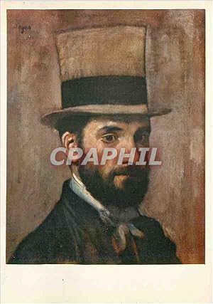 Bild des Verkufers fr Carte Postale Moderne Les chefs d oeuvre du musee de bayonne edgar degas (1834 1917 ) portrait de bonnat zum Verkauf von CPAPHIL