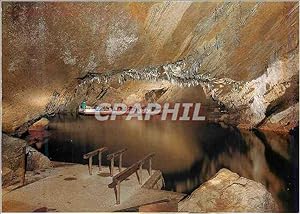 Carte Postale Moderne Grotte de Han sur Lesse L embarquement De inscheping Der Einsteig