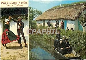 Imagen del vendedor de Carte Postale Moderne Pays de Monts Vendee Denses et Traditions groupe Folklorique Tap Dou Pai a la venta por CPAPHIL