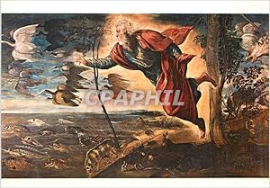 Imagen del vendedor de Carte Postale Moderne Jacopo Tintoretto La Creation des Animaux Venise Galerie de L'Academie (Italie) a la venta por CPAPHIL