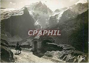 Carte Postale Moderne La grave (htes alpes) oratoire de n d des portes (1834 m) et grand pic de l...