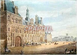 Bild des Verkufers fr Carte Postale Moderne C Civeton (1796 831) vue de l'Htel de Ville de Paris en 1819 zum Verkauf von CPAPHIL