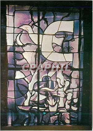 Bild des Verkufers fr Carte Postale Moderne Georges Braque Vitrail Chapelle Saint Bernard zum Verkauf von CPAPHIL