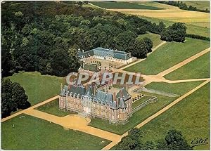 Carte Postale Moderne L'île de France vue d'Avion Les Environs de Saint Cheron (Essonne) le Châte...