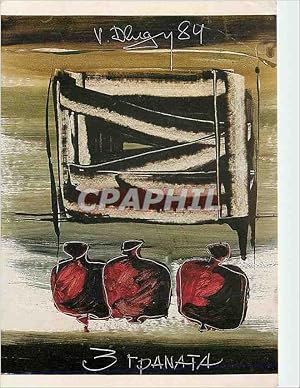 Imagen del vendedor de Carte Postale Moderne Galerie Marie Therese Quai de la Tournelle 75005 Paris Vernissage Le jeudi 9 Mai 1985 de 18 a 21 heures a la venta por CPAPHIL