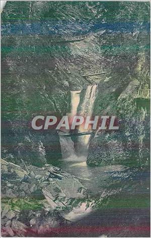 Carte Postale Ancienne Haute Savoie Servoz Gorges de la Diosaz Cascade de l'Aigle