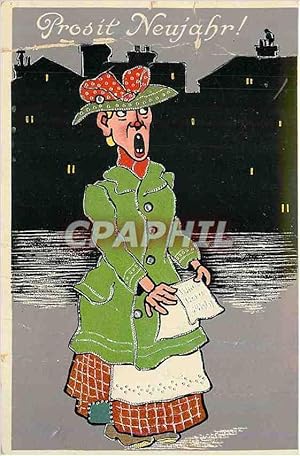 Image du vendeur pour Carte Postale Ancienne Prosit neujahr mis en vente par CPAPHIL