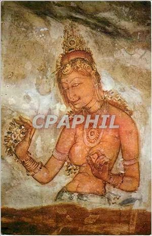 Seller image for Carte Postale Moderne Cp 65 1500 year old fresco at sigiriya ceylon for sale by CPAPHIL