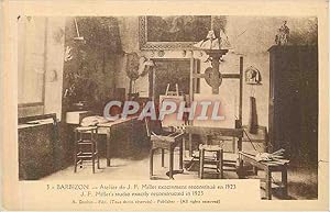 Seller image for Carte Postale Ancienne Barbizon Atelier de JF Millet for sale by CPAPHIL