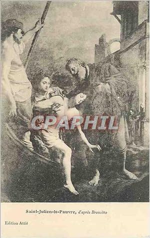 Bild des Verkufers fr Carte Postale Ancienne Saint Julien le Pauvre d'Apres Bronzino zum Verkauf von CPAPHIL