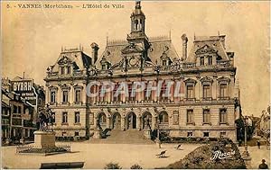 Bild des Verkufers fr Carte Postale Ancienne Vannes Morbihan L Htel de Ville zum Verkauf von CPAPHIL