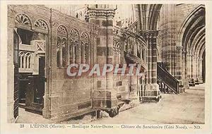 Image du vendeur pour Carte Postale Ancienne L'Epine (Marne) Basilique Notre Dame Cloture du Sanctuaire (Cote Nord) mis en vente par CPAPHIL