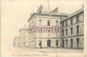 Image du vendeur pour Carte Postale Ancienne A g n 19 institution st vincent rennes mis en vente par CPAPHIL