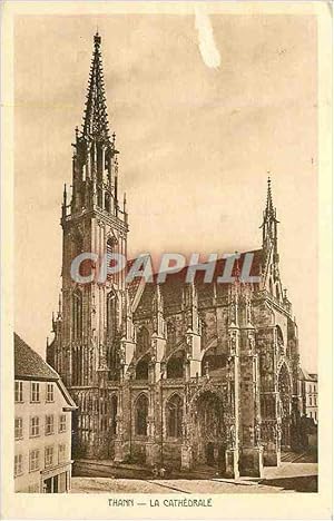 Carte Postale Ancienne Thann la Cathédrale