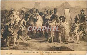 Carte Postale Ancienne Musee de Liege De Lairesse Gerard Le Triomphe de Paul Emilie