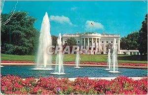 Bild des Verkufers fr Carte Postale Moderne The White House All of our presidents except Washington have lived here zum Verkauf von CPAPHIL
