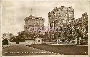 Carte Postale Ancienne The Round Tower and Henry III Tower Windsor Castle