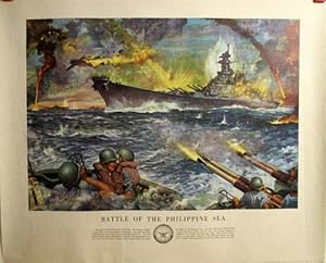 Battle of the Philippine Sea. US DOD. Armed Forces Information Poster. #21-33.