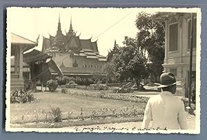 Indochine, Cambodge, Phnom Penh, La Pagode d'Argent au Palais Royal