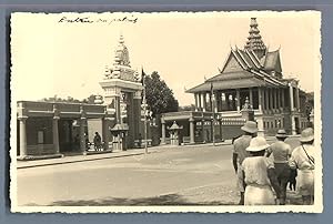 Cambodge, Phnom Penh, Entrée du Palais Royal