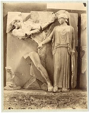 Grèce, Athènes, musée de l'Acropole, Me tope du temple de Zeus a  Olympie, Heracles nettoie les e...