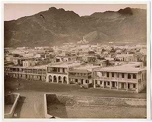 Yemen, Aden, vue panoramique de la cité