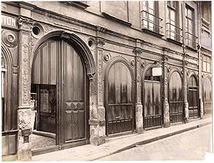 France, Rouen, vue sur une maison typique