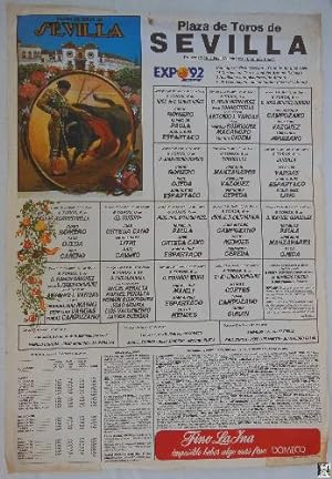 Poster : PLAZA DE TOROS DE SEVILLA. 1988