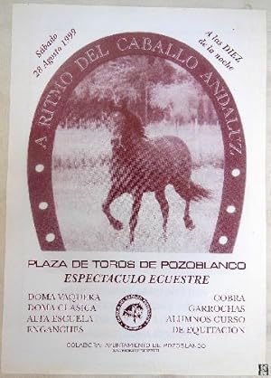 Folleto Publicidad - Advertising Brochure : ESPECTACULO ECUESTRE. Plaza Toros Pozoblanco 1999