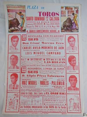 Poster : PLAZA DE TOROS DE SANTO DOMINGO DE LA CALZADA (LA RIOJA) Mayo 1983