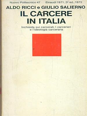 Immagine del venditore per Il carcere in Italia venduto da Librodifaccia