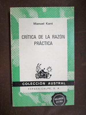 Seller image for CRTICA DE LA RAZN PRCTICA for sale by LIBRERIA AZACAN